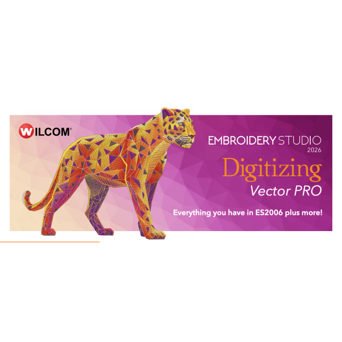 Wilcom Embroidery Studio 2026 – Digitizing Vector PRO