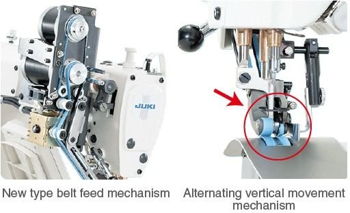 Juki DP-2100 – Computer-Controlled Dry-Head Lockstitch Sleeve Setting Machine - Image 5